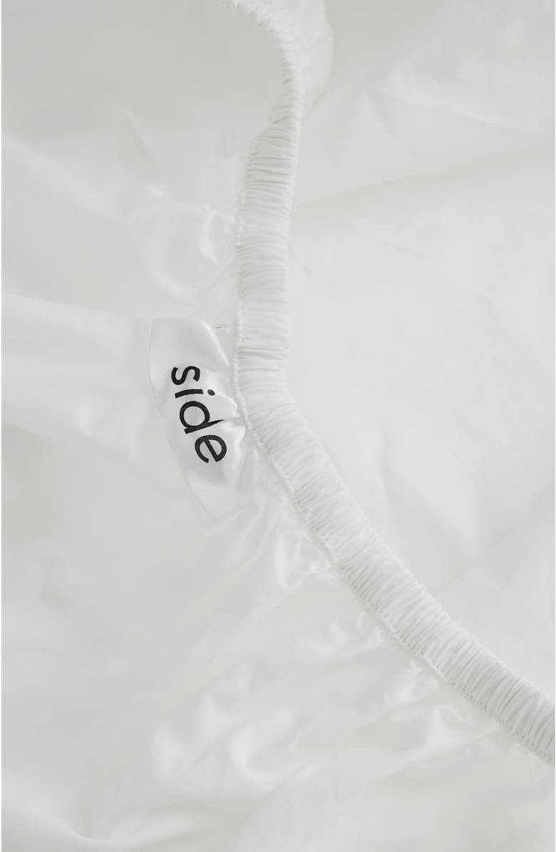 Pact Organic Cool-Air Percale Fitted Sheet, Alternate, color, White