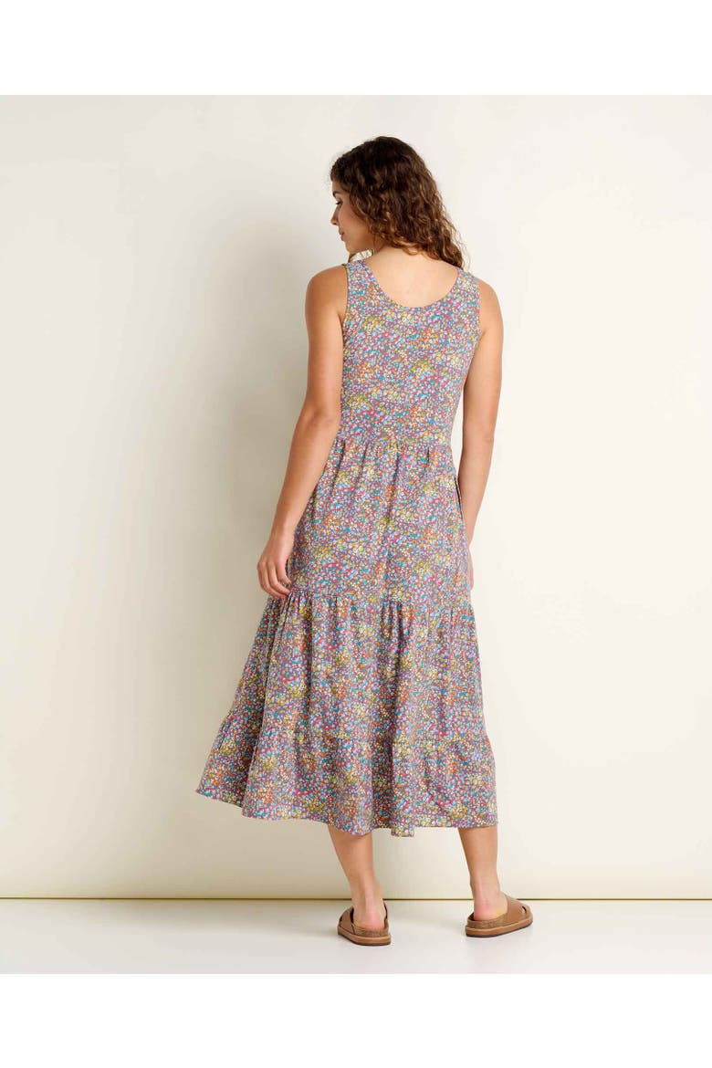 Sunkissed Sunsana Midi Dress, Alternate, color, Pacific Blue Print