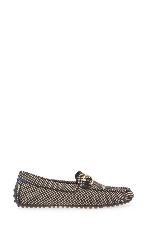Rothys Rothy's The Double Bit Driver In Classic Micro Check