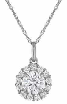 FZN 14K Gold Lab Grown Diamond Pendant Necklace