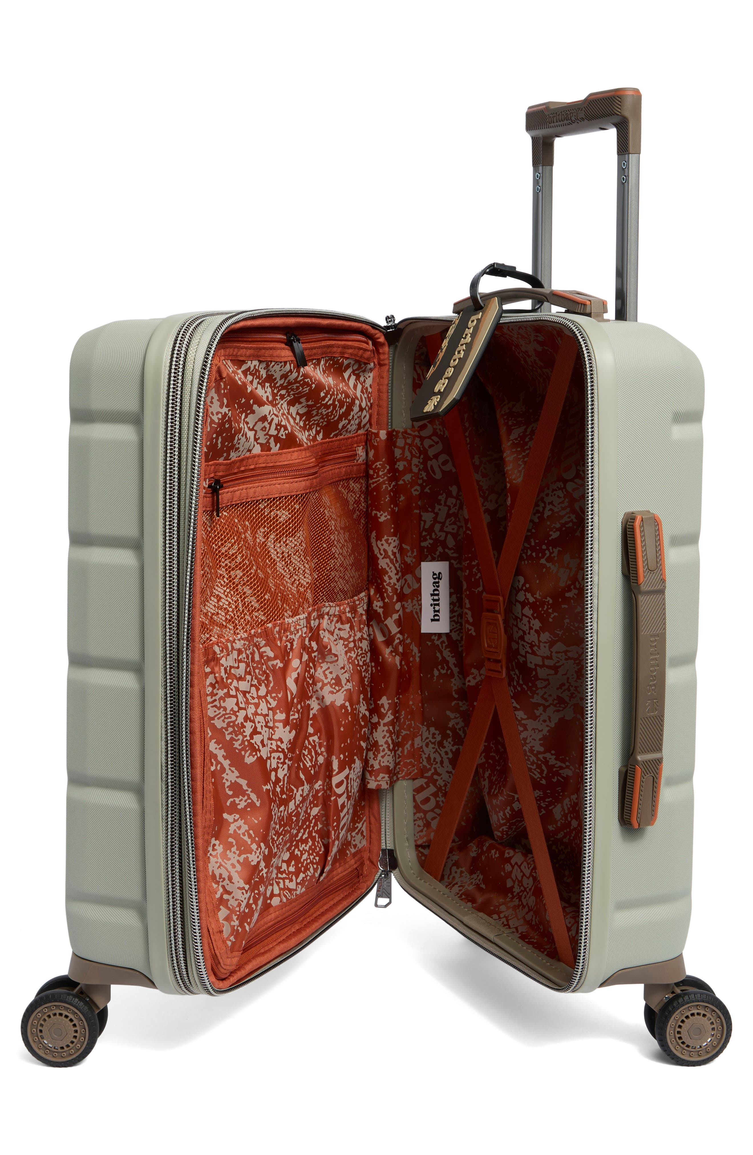 Britbag Stoneleigh 21-Inch Hardside Carry-On Spinner Luggage, Alternate, color, Abbey Stone