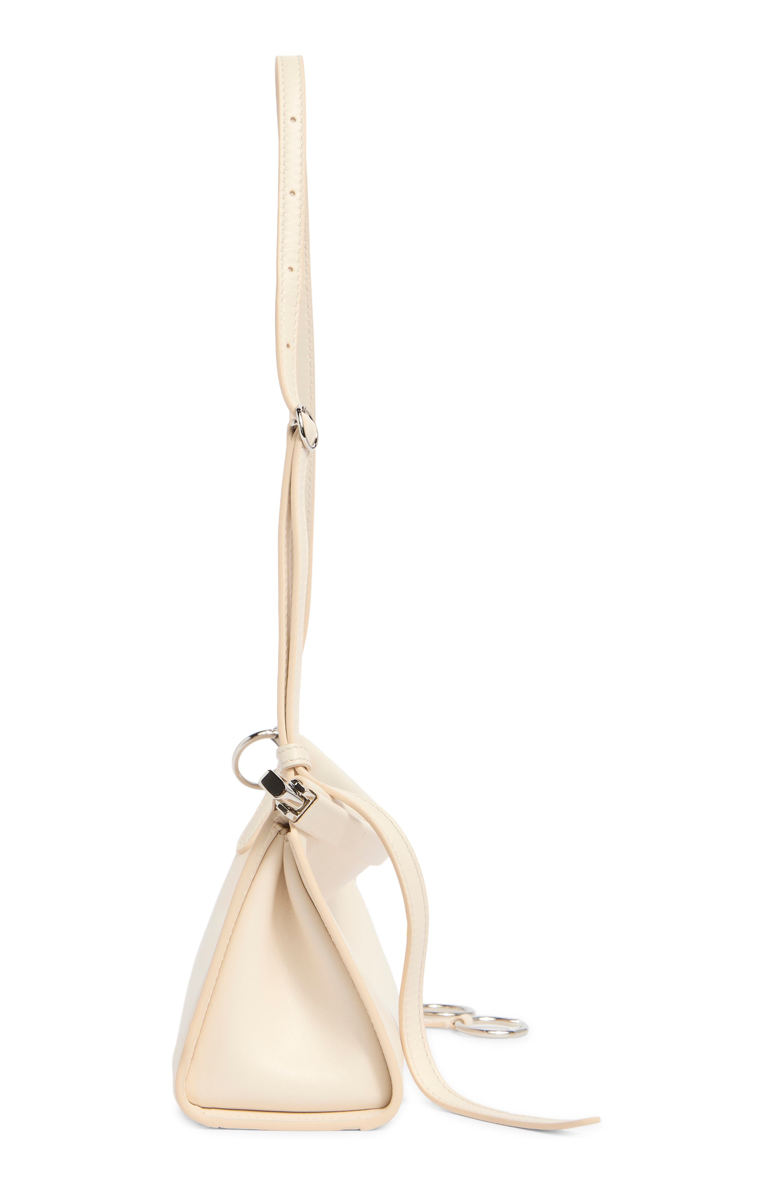 Small Le Click East/West Leather Shoulder Bag, Alternate, color, ROSE QUARTZ 471