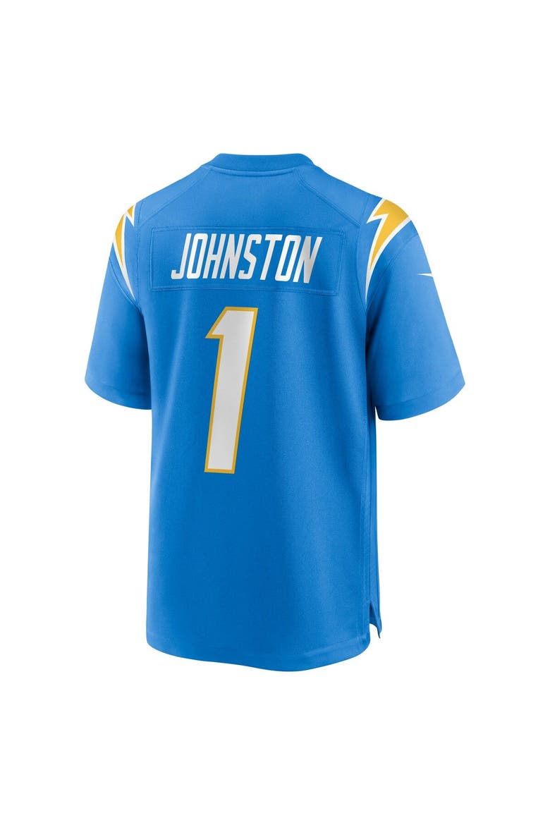 Men's Nike Quentin Johnston Powder Blue Los Angeles Chargers 2023 NFL Draft First Round Pick Game Jersey, Alternate, color, Powder Blue