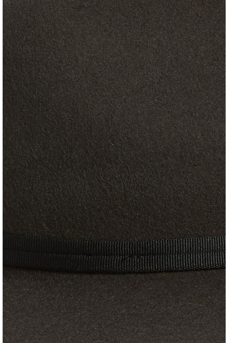 Messer Casual Wool Fedora, Alternate, color, WASHED BLACK