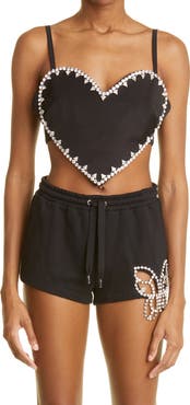 Area Crystal Spike Heart Top