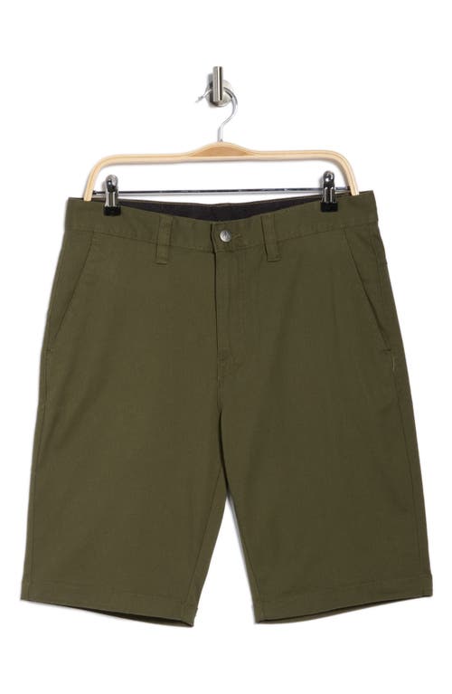 Volcom Monty Stretch Shorts In Green