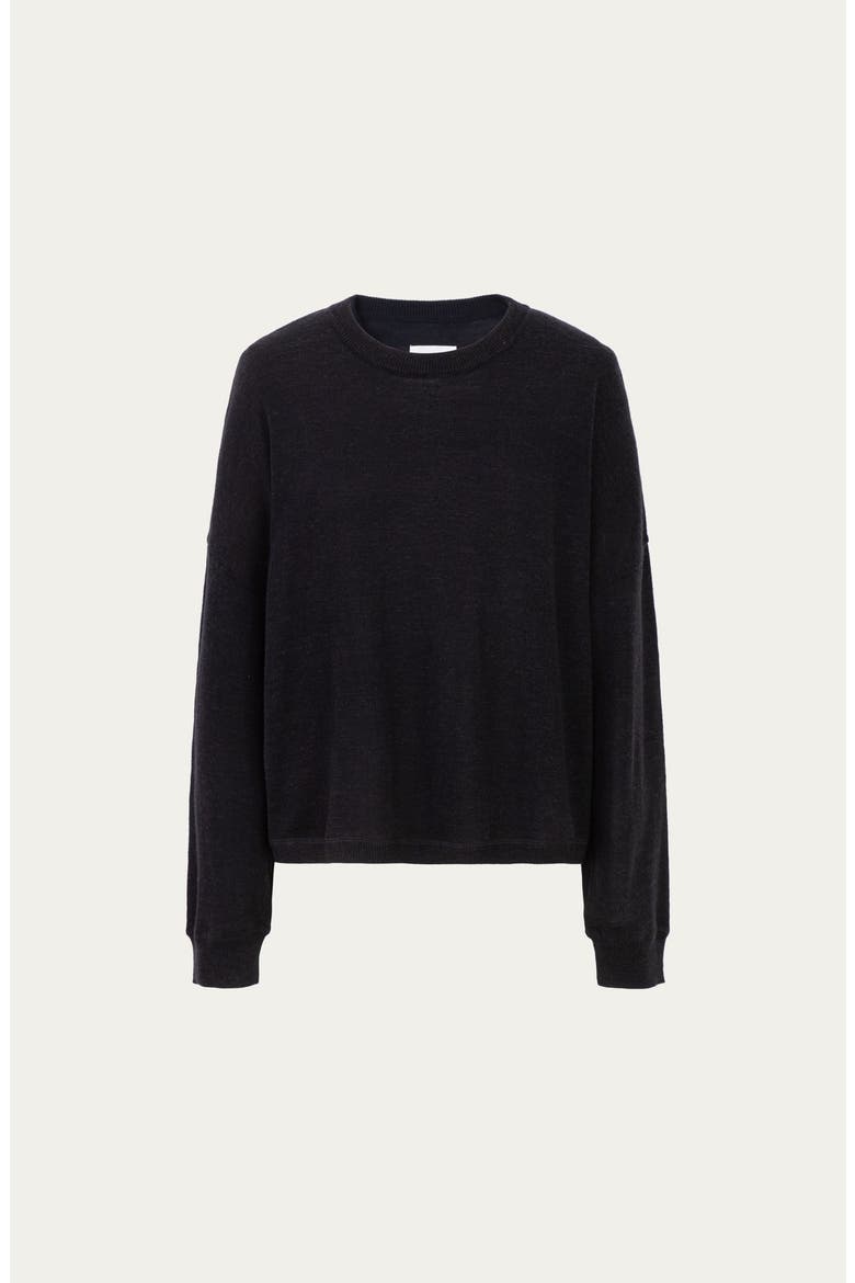 Nilo Knitted Crewneck, Alternate, color, Black