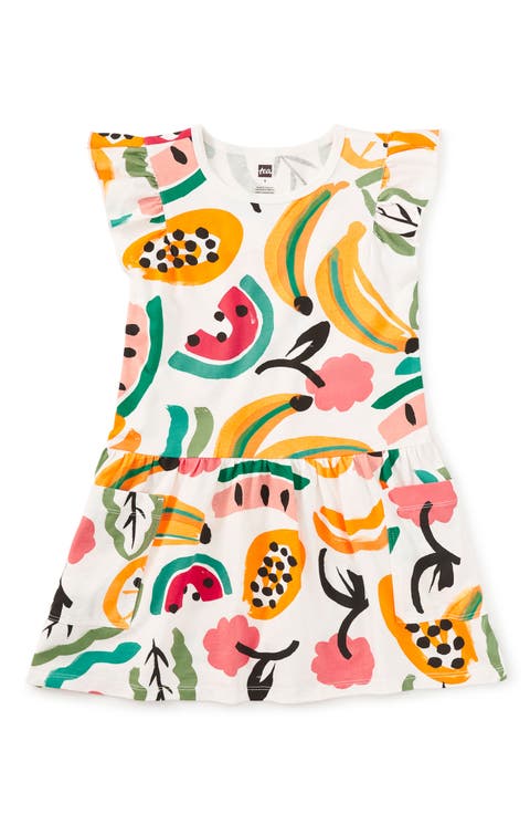 Flutter Sleeve Pocket Dress