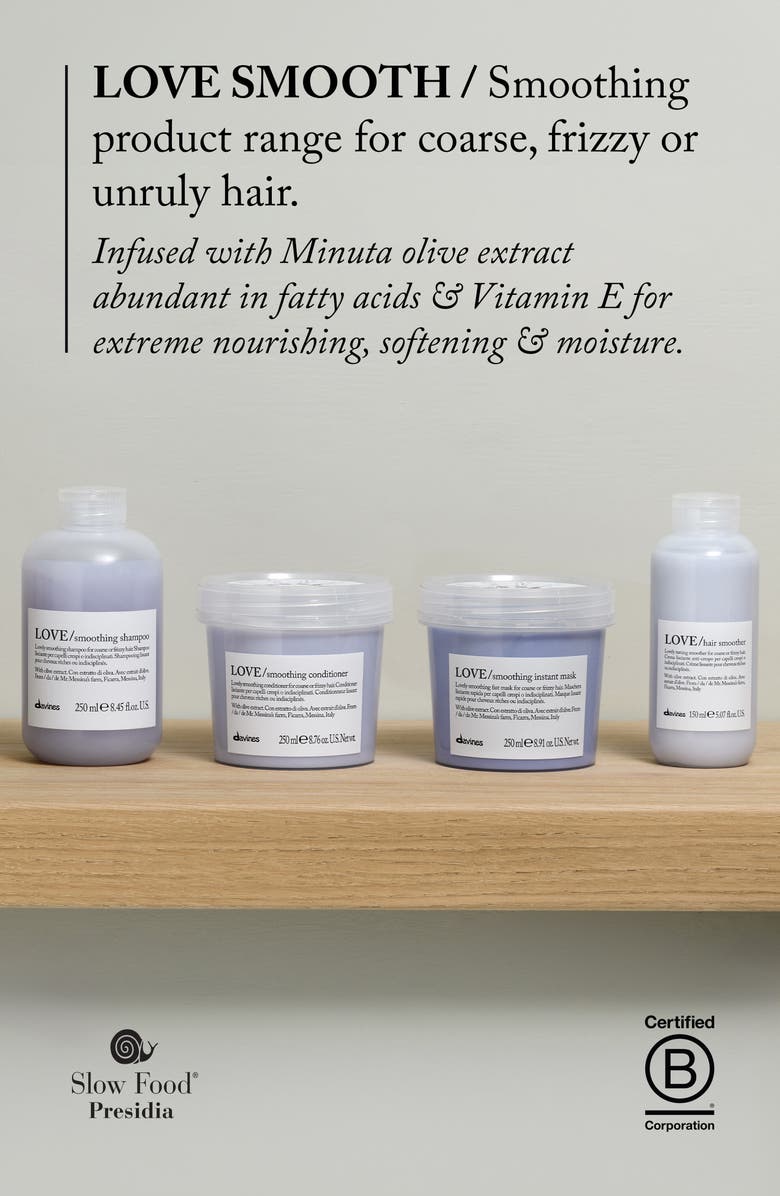 Davines LOVE Smoothing Shampoo, Alternate, color, 