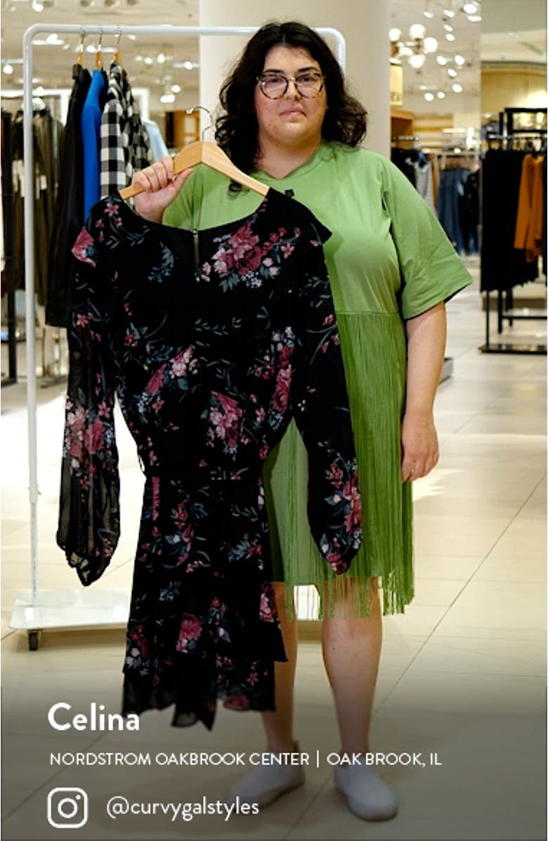 Lauren Floral Long Sleeve Dress, sales video thumbnail