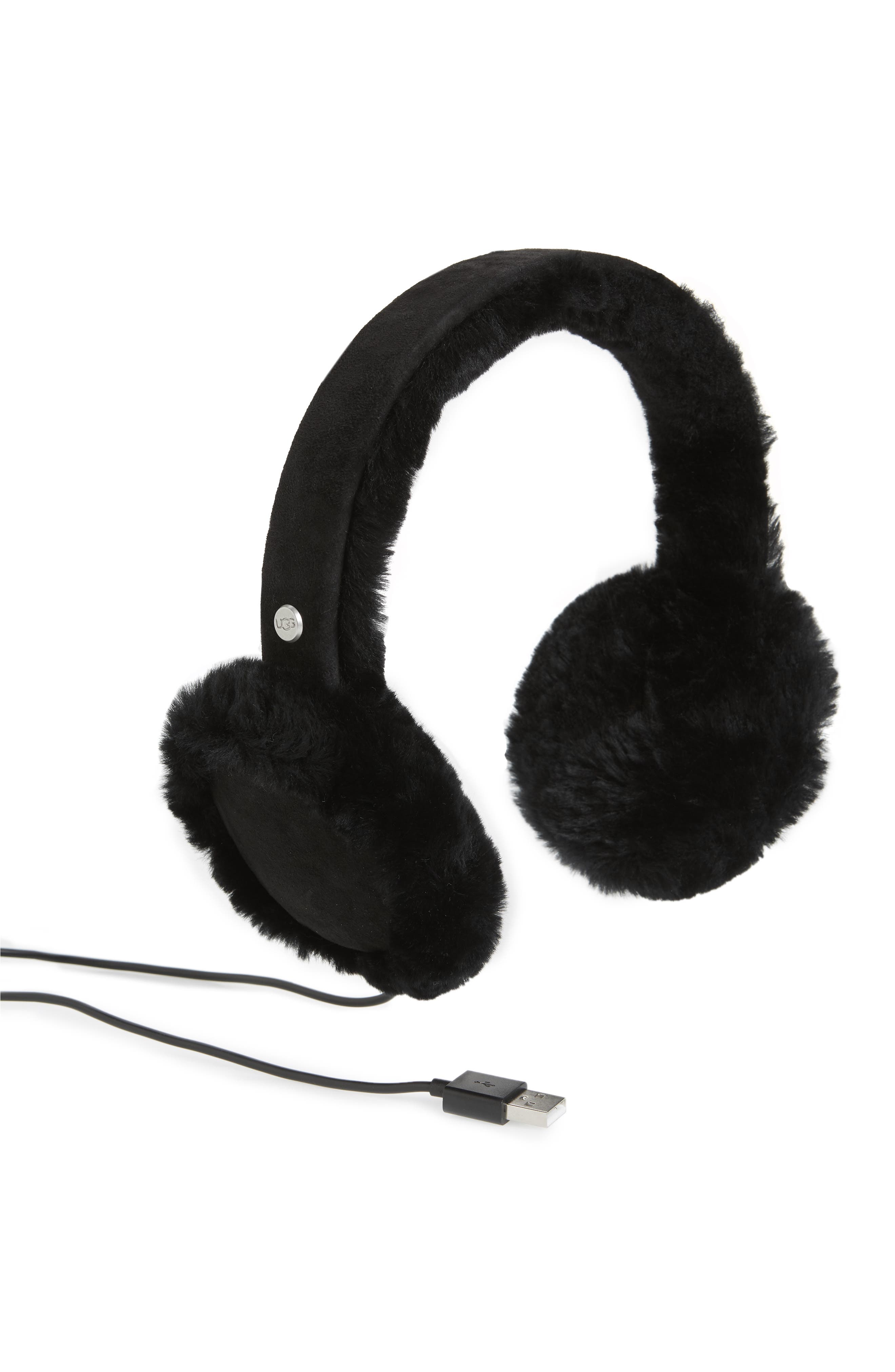 UGG® Genuine Shearling Bluetooth Earmuffs