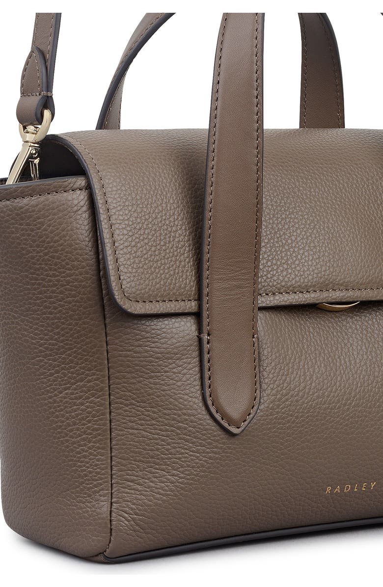 Radley Mayfair Lane Small Flapover Satchel Bag, Alternate, color, Coffee