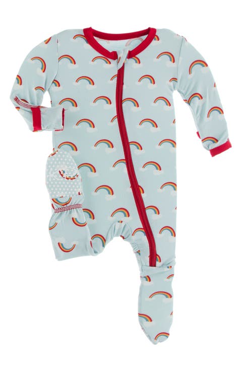 Rainbow Zip Footie (Baby)