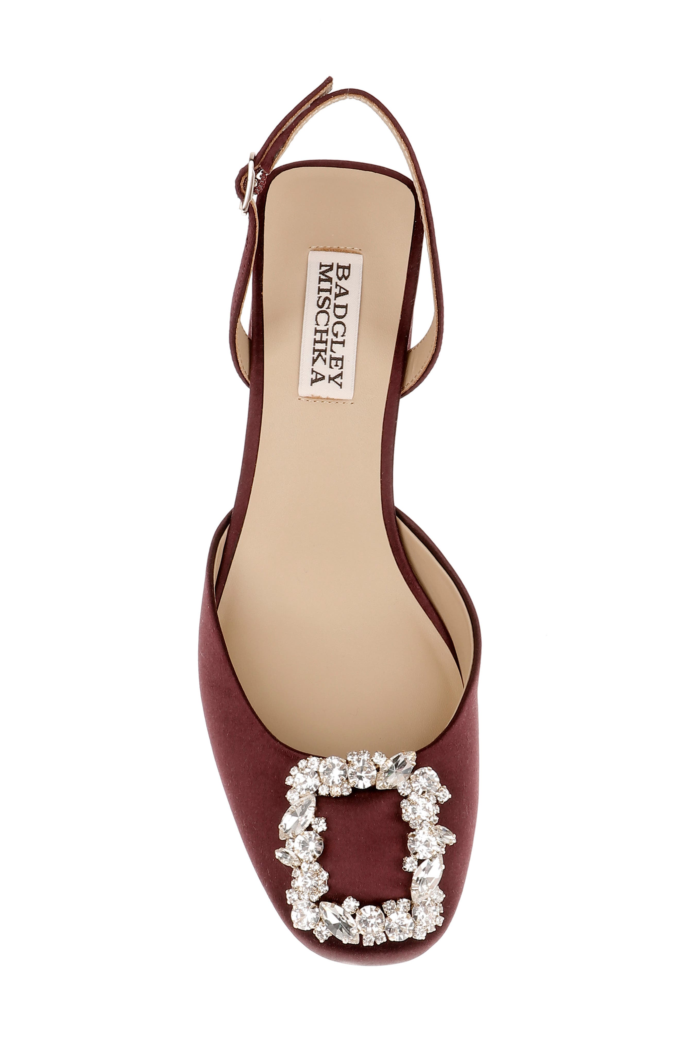Vivia Slingback Pump, Alternate, color, WINE SATIN