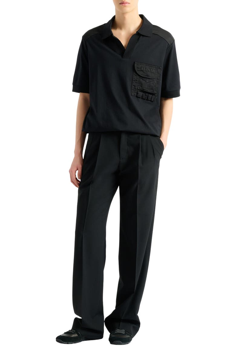 Vintage Utility polo, Main, color, black