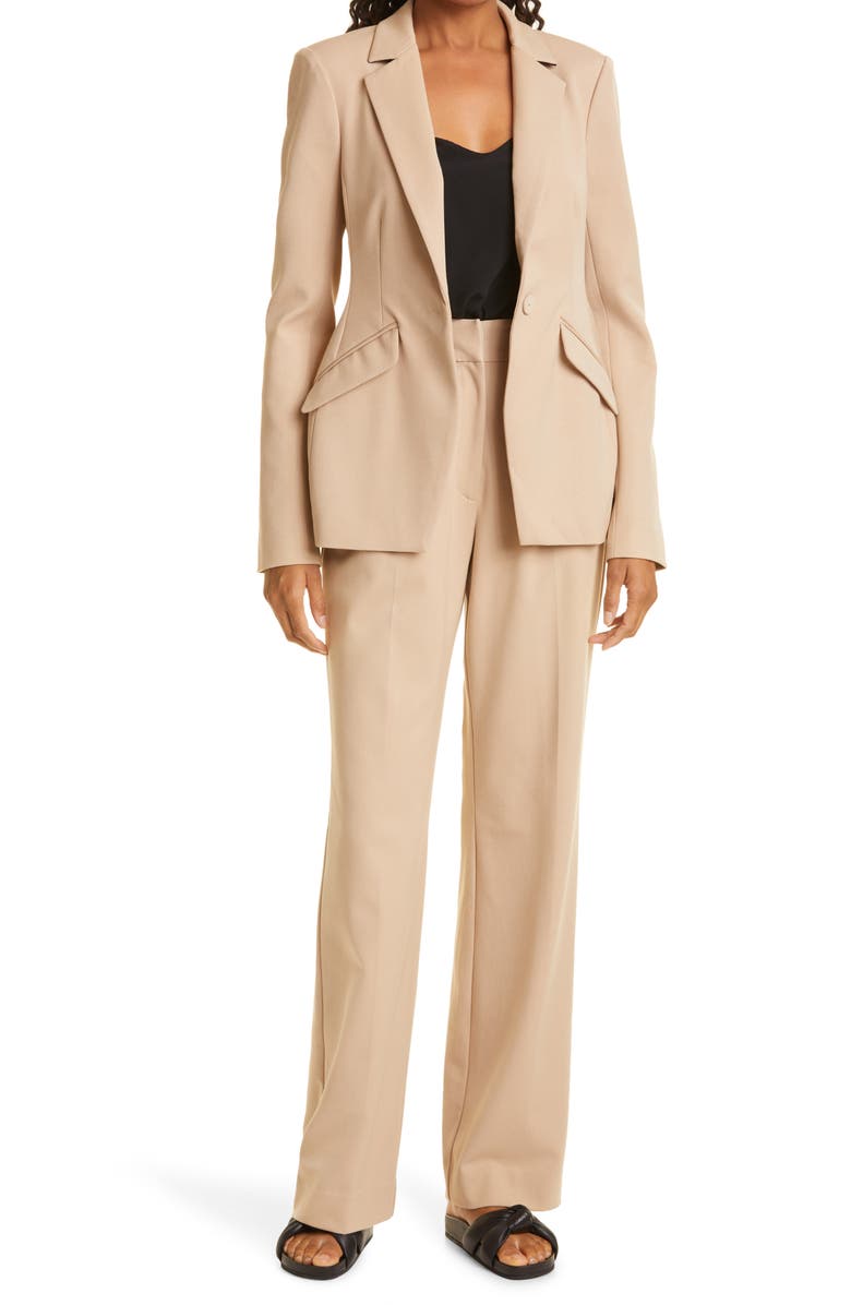 Favorite Daughter The Favorite Pant Pleat Pants, Alternate, color, Beige