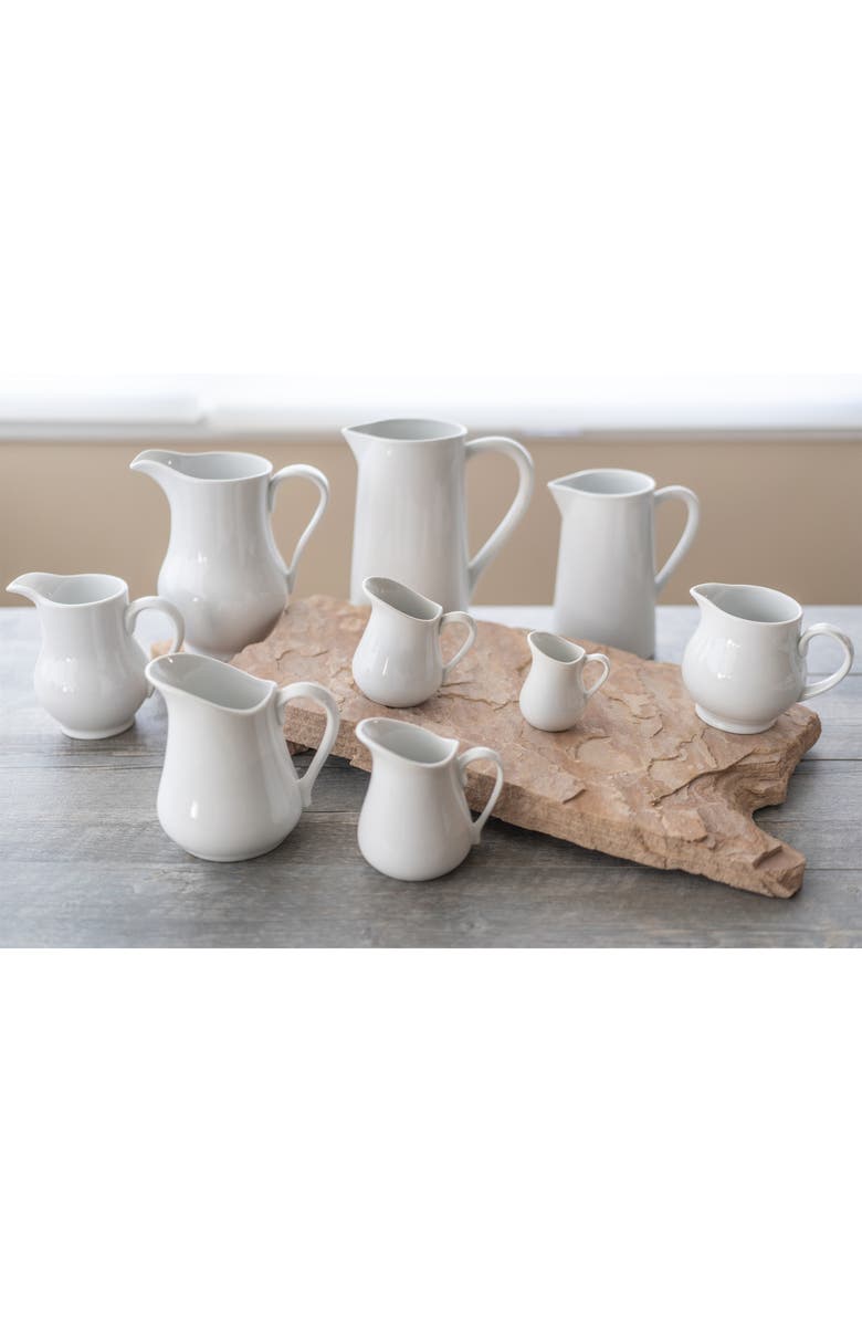 BIA Cordon Bleu 2-Piece Porcelain Pitcher Set, Alternate, color, White