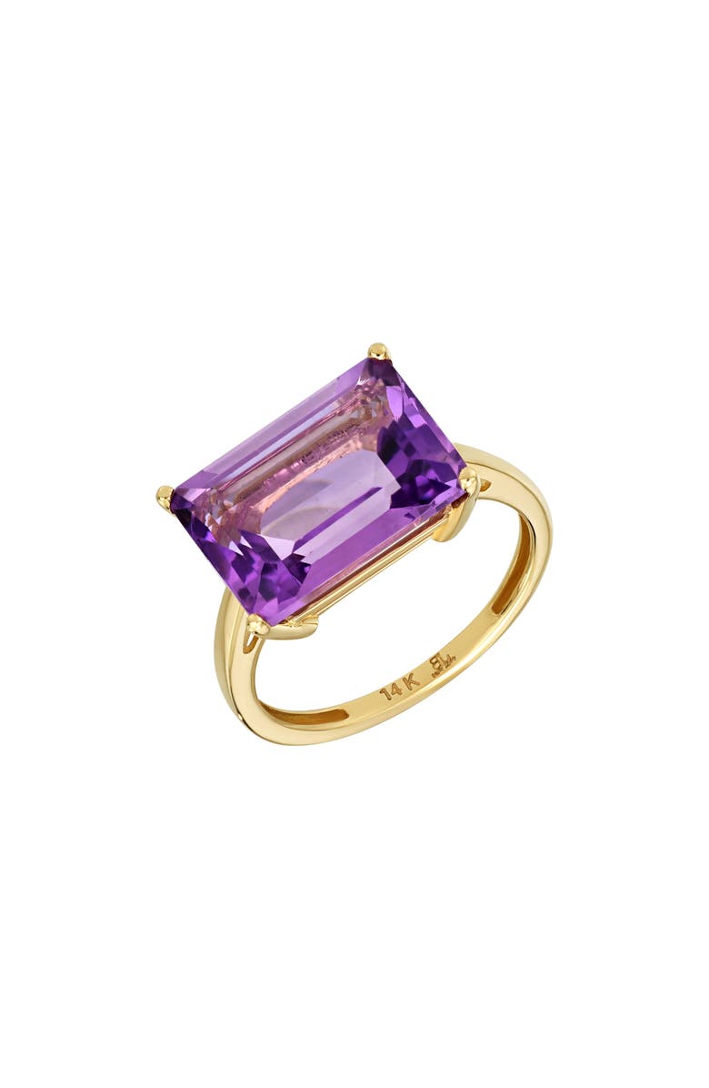 Bony Levy 14K Gold Statement Ring, Main, color, 14K Yellow Gold - Amethyst