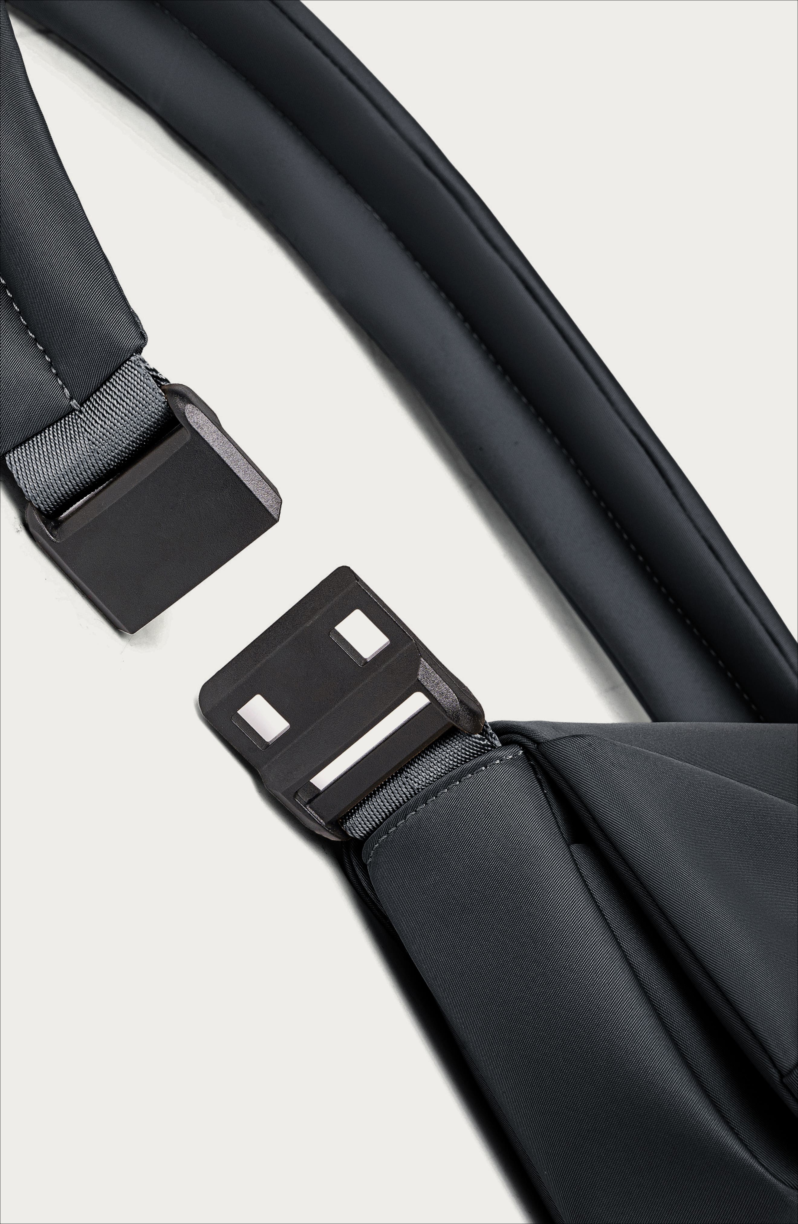 Lux and Nyx Mini Origami Flap 2-in-1 Convertible Crossbody Bag and Handbag For Women, Alternate, color, Black