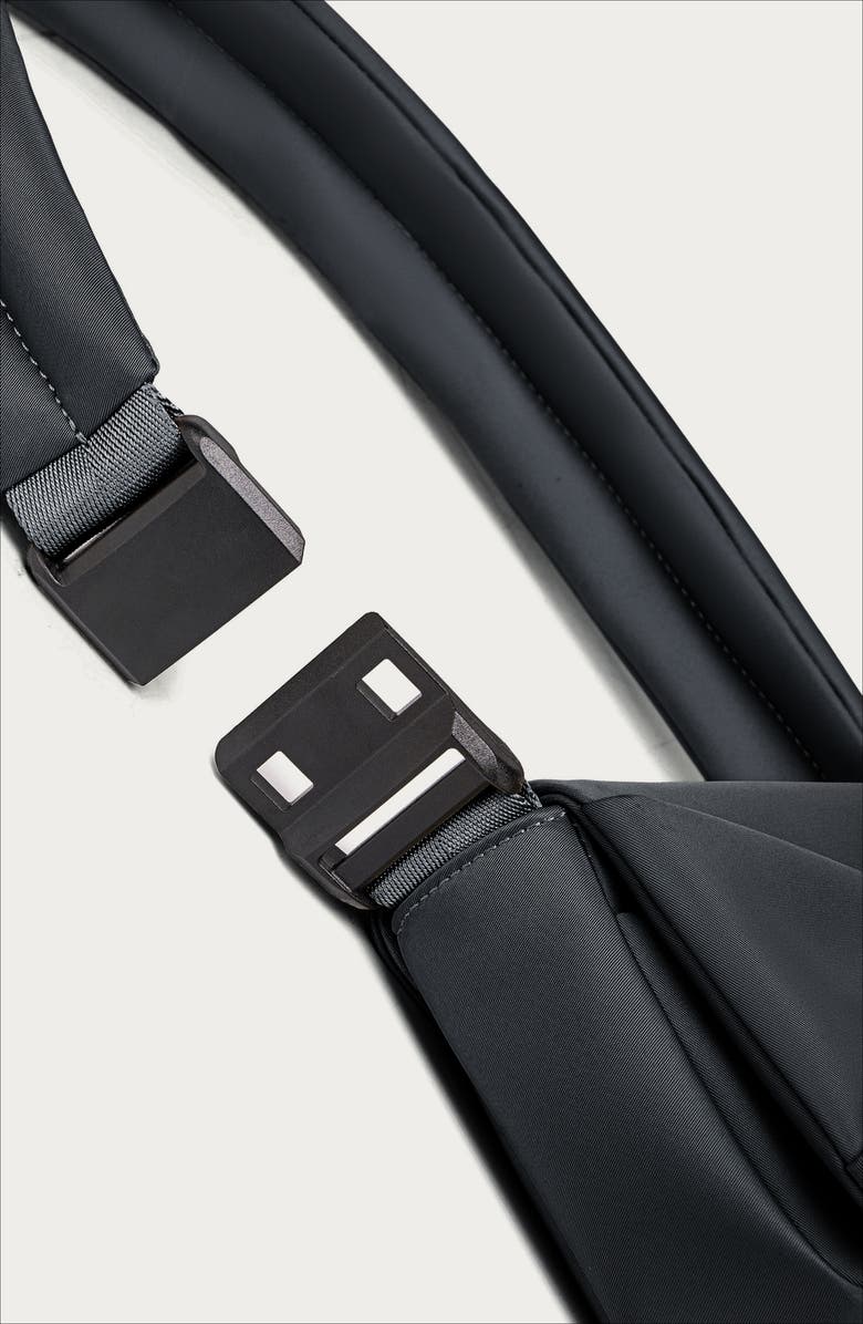 Lux and Nyx Mini Origami Flap 2-in-1 Convertible Crossbody Bag and Handbag For Women, Alternate, color, Black