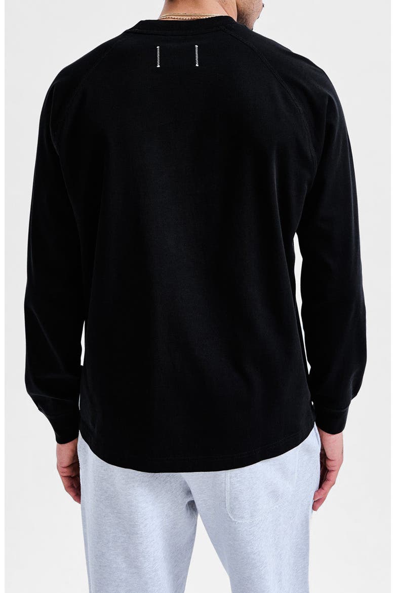 Midweight Jersey Standard Long Sleeve T-Shirt, Alternate, color, BLACK