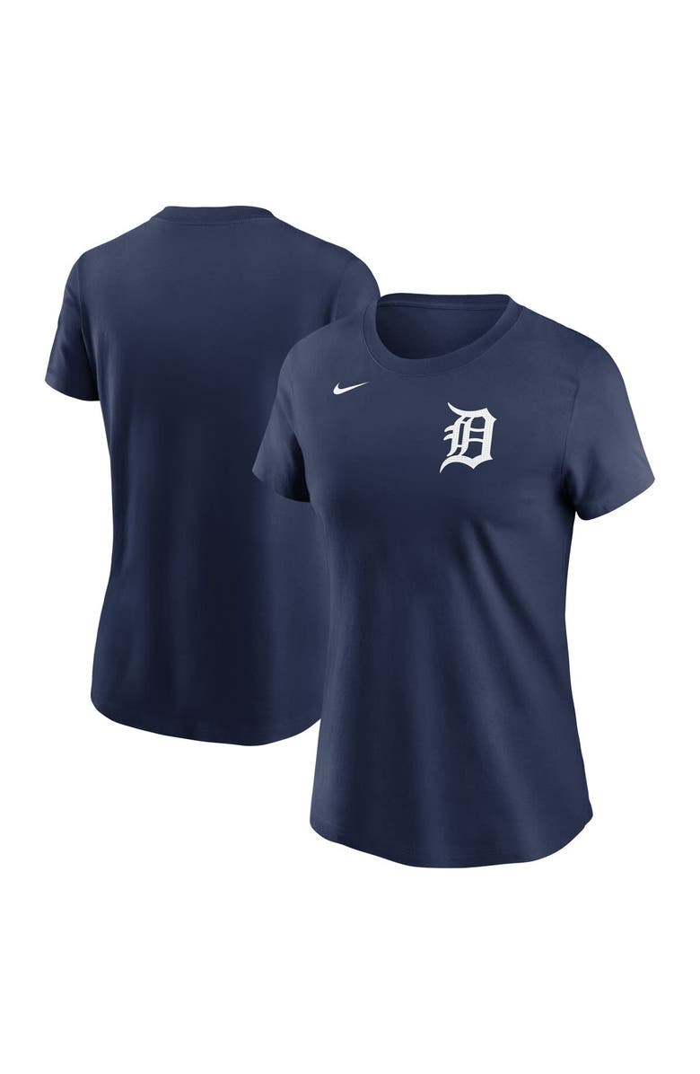 Nike Women's Nike  Navy Detroit Tigers Fuse Wordmark T-Shirt, Main, color, Navy
