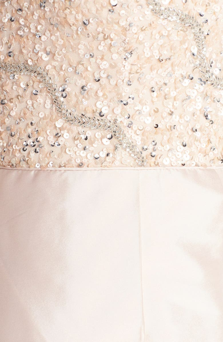 Adrianna Papell Embellished Taffeta Ballgown, Alternate, color, 