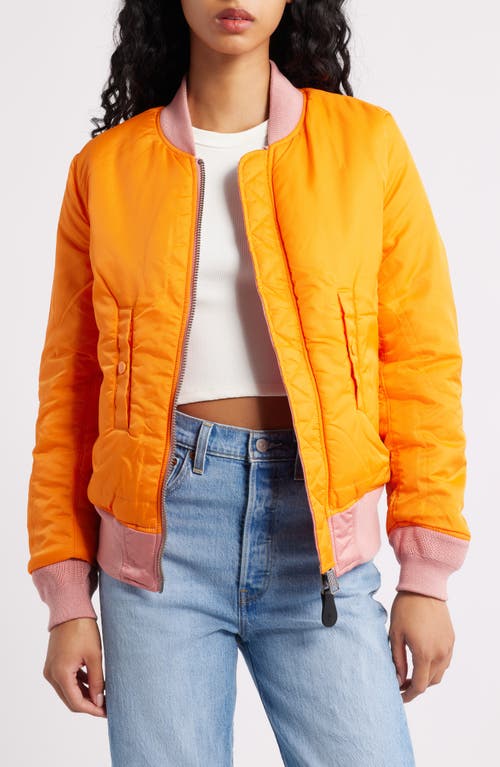 Alpha Industries Ma-1 W Bomber Jacket In Pink