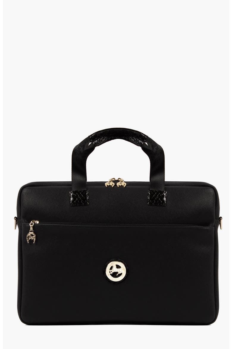 Cherry Blossom Laptop Bag 17" 050, Main, color, Black