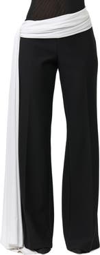 Naked Wardrobe Straight Leg Pants with Sash