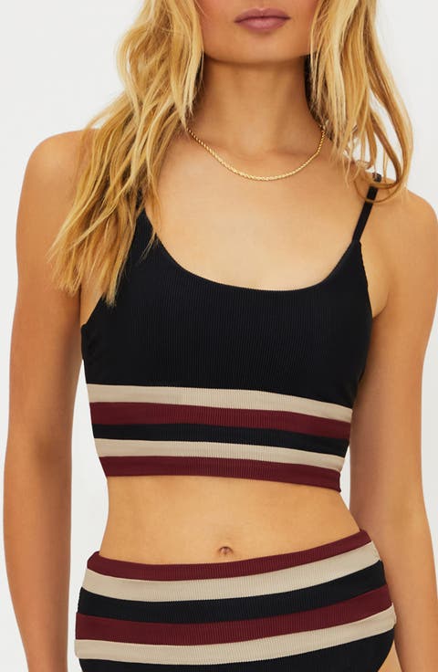 Mae Colorblock Bikini Top