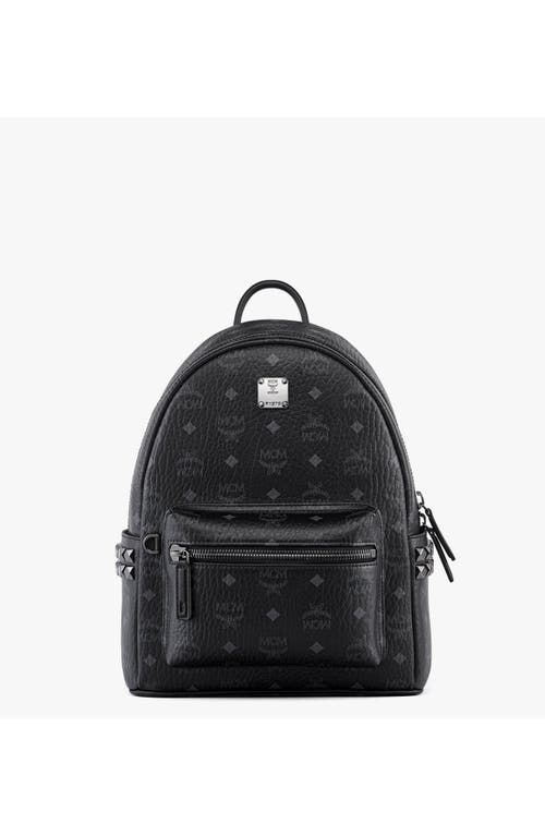 Mcm Stark Side Studs Backpack In Black