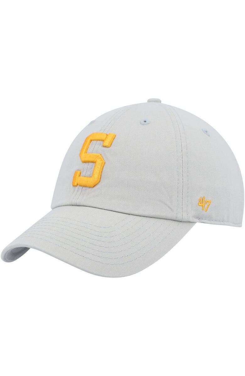 '47 Men's '47 Gray Pittsburgh Steelers Clean Up Legacy Adjustable Hat, Main, color, Gray