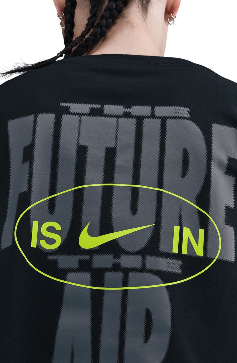 Nike Sportswear The Future is in the Air Graphic T-Shirt, Alternate, color, Black