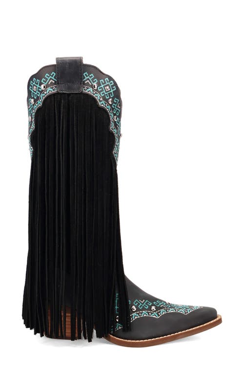 Dingo Tequila Sunrise Western Boot In Black