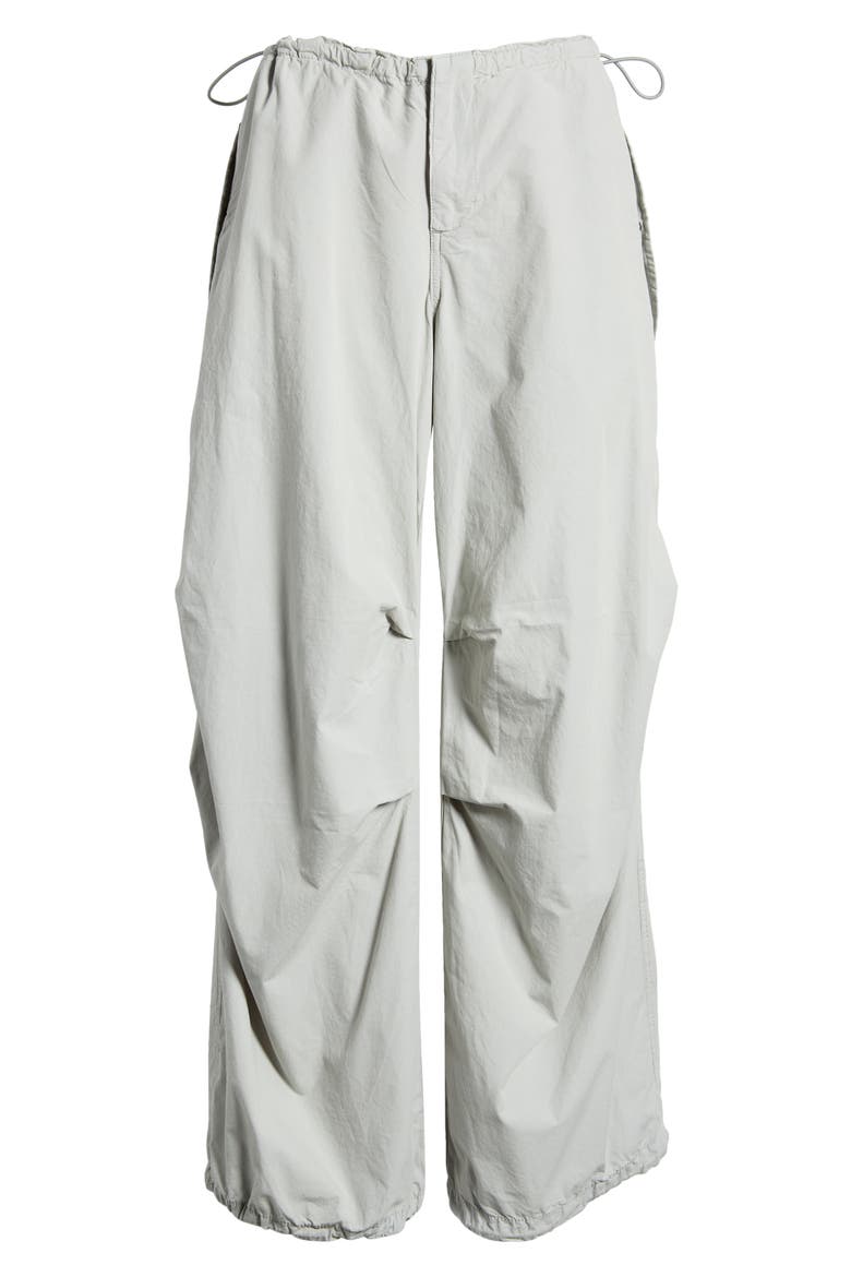 Baggy Cotton Parachute Pants, Alternate, color, SLATE GREY
