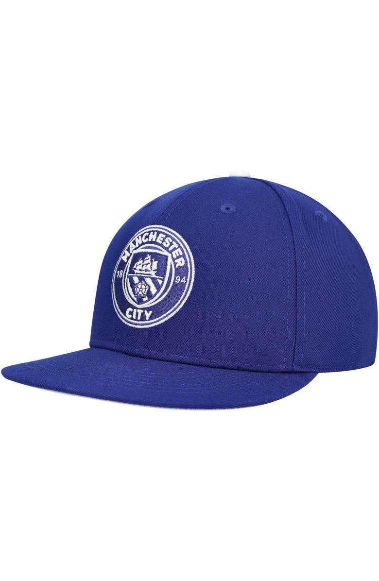 FAN INK Men's Royal Manchester City America's Game Snapback Hat, Main, color, Royal