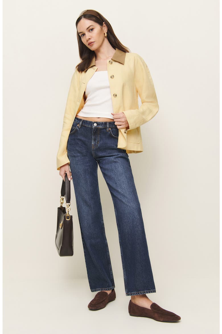 Lila Linen Jacket, Alternate, color, PARMESAN