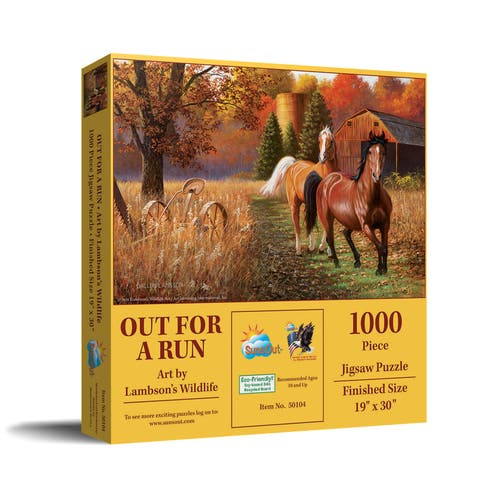 Out for a Run 1000 piece Jigsaw Puzzle for Adults