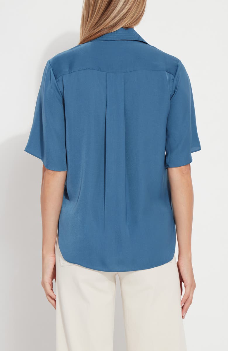 Lysse Telia Flutter Sleeve Top, Alternate, color, Magnetic Blue