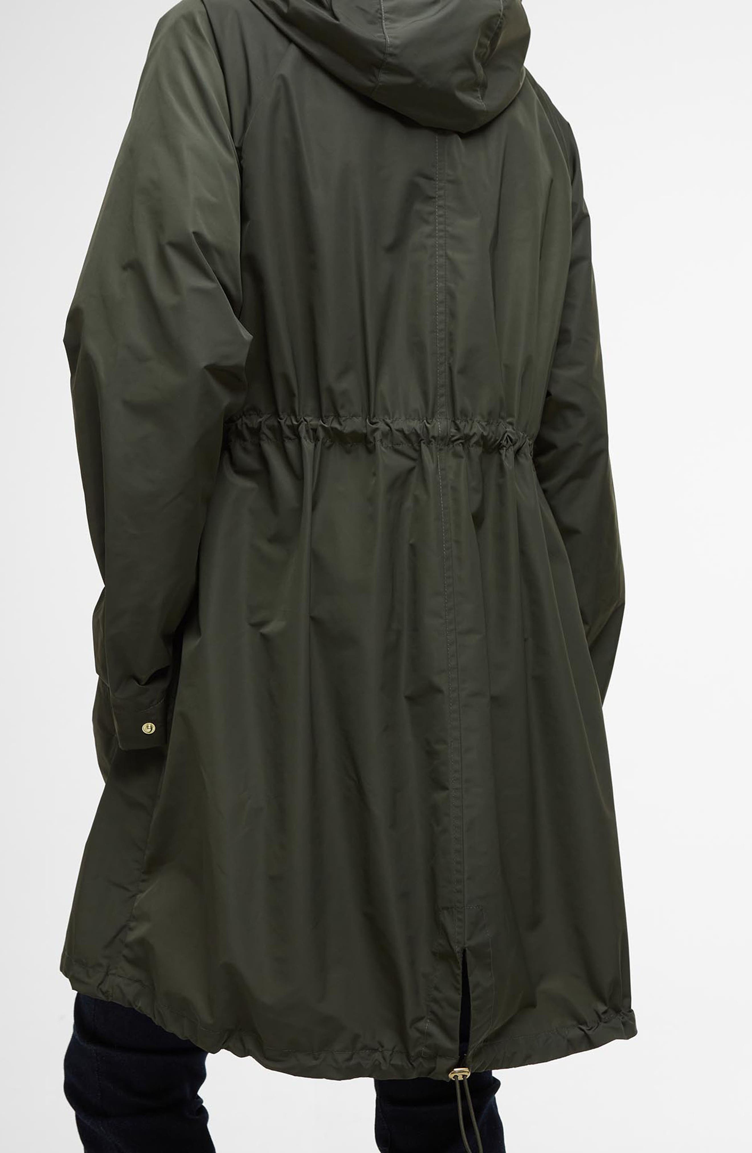 Una Showerproof Water Resistant Hooded Raincoat (Women) | Nordstrom
