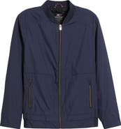 Johnston & Murphy XC4® Knit Collar Water Resistant Jacket