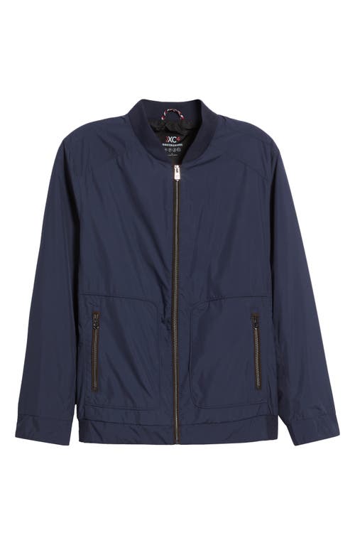 Johnston & Murphy Xc4® Knit Collar Water Resistant Jacket In Navy