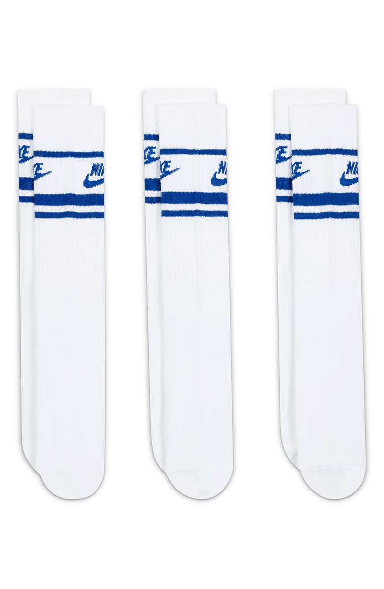 Nike 3-Pack Dri-FIT Everyday Essentials Crew Socks, Main, color, 105 White/Gamerl