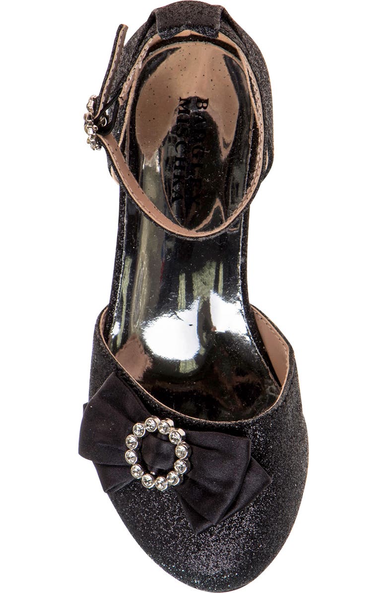 Badgley Mischka Collection Kids' Crystal Bow Pump, Alternate, color,