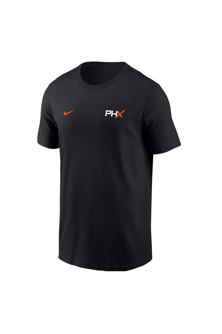 Unisex Nike Black Phoenix Mercury Global Wordmark T-Shirt, Alternate, color, Black
