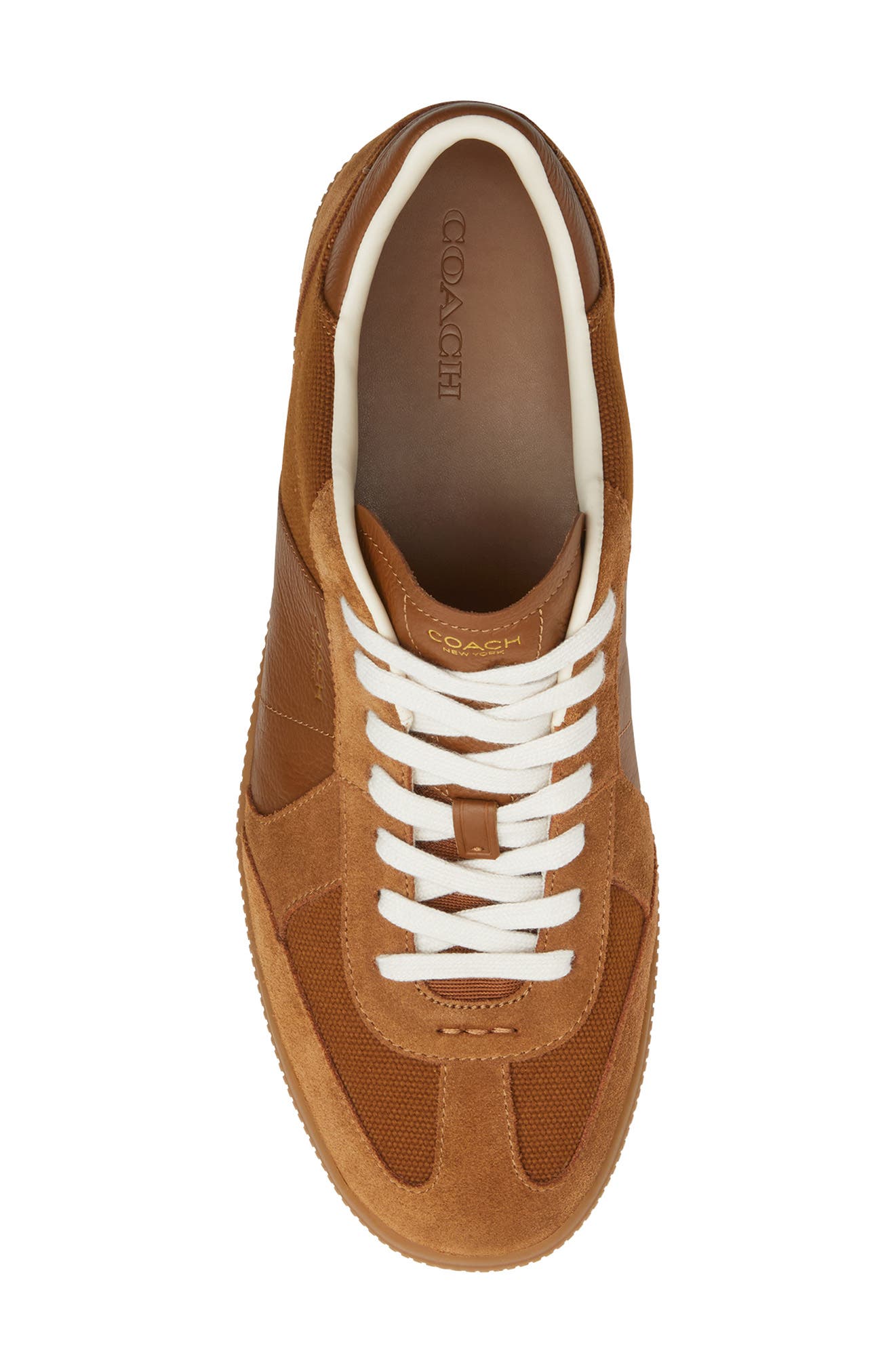 COACH Ellis Sneaker, Alternate, color, Shadow Brown