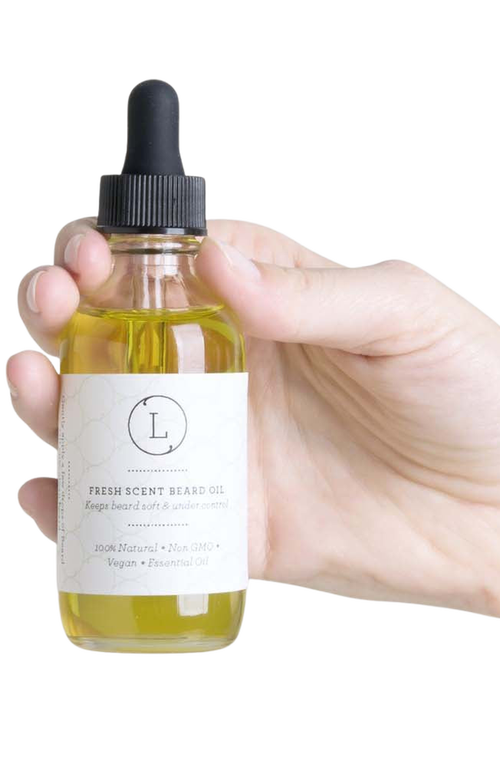 Lizush Natural Handmade Beard Oil Beard Softener Beard Moisture Beard Care In Natural Brown