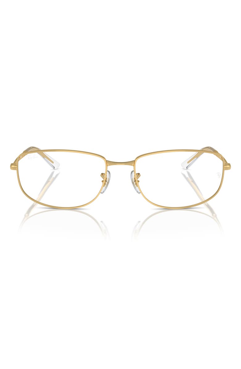 Ray-Ban 56mm Irregular Optical Glasses, Main, color, 