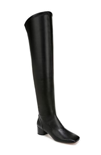 Franco Sarto Women's Novara Over The Knee Square Toe Boots In Black